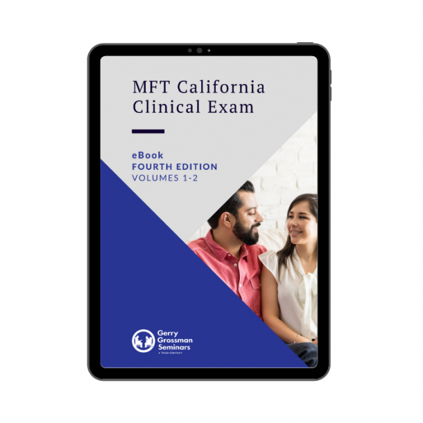 MFT California Clinical Exam Textbooks