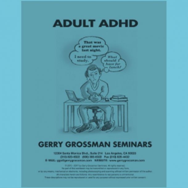 Adult AD/HD Text-based Home Course (5 CE) - Printed Version