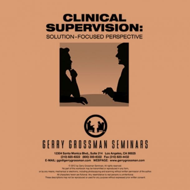 Clinical Supervision: Solution Focused Perspective Online Text-based Home Course (3 CE)