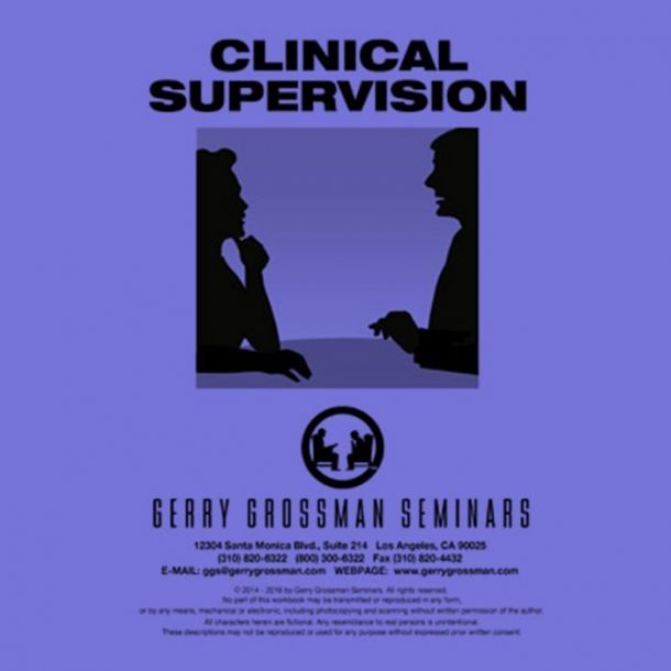 Clinical Supervision: Foundations of Supervision, Legal, Ethical, and Clinical Considerations in the Supervisory Relationship Online Text-based Home Course (6 CE)