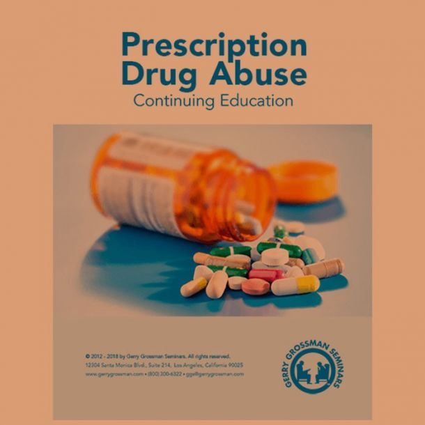 Prescription Drug Abuse Text-based Home Course (2 CE) - Printed Version