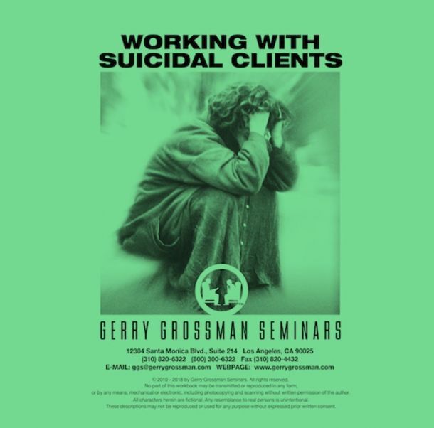 Working With Suicidal Clients Online Text-based Home Course (3 CE)