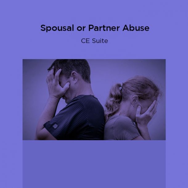 15-Hour Spousal or Partner Abuse CE Suite Online Text-based Course (15 CE)