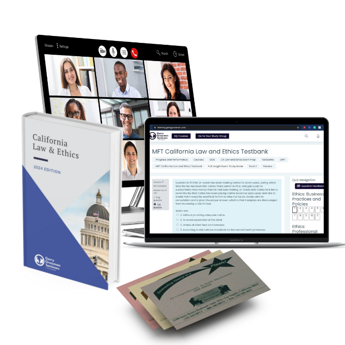 LMFT California Law and Ethics Exam Prep Course and Live Online Workshop